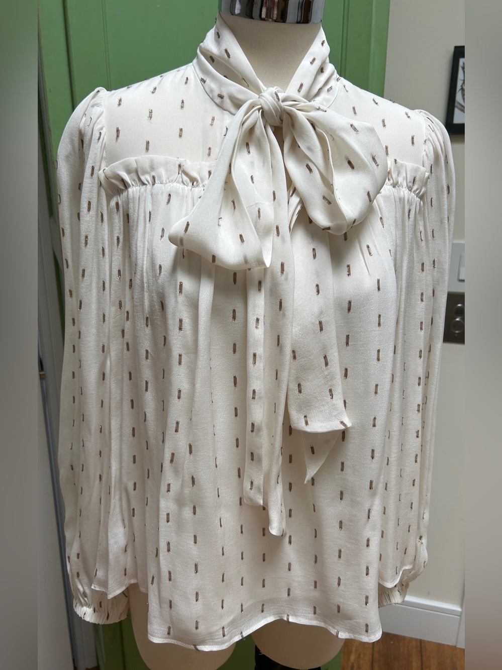 Toccini NY bow blouse.